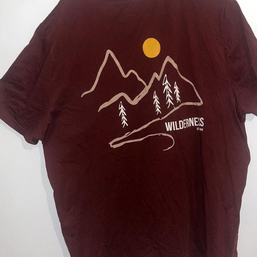 Graphic Maroon T-Shirt